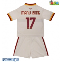 AS Roma Manu Kone #17 Bortedraktsett Barn 2026-27 Kortermet (+ Korte bukser)